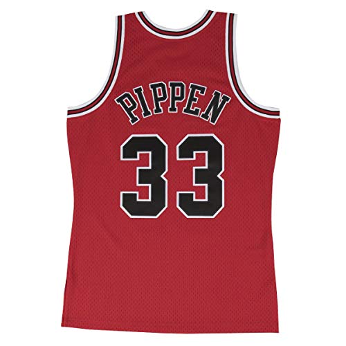 Mitchell & Ness NBA Swingman Jersey 2.0 Chicago Bulls (S. Rippen #33 - Red, XS)