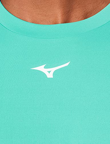 Mizuno Alpha Sun Protect Camiseta, Verde Menta, M para Hombre