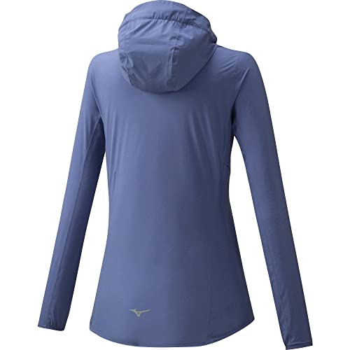 Mizuno Chaqueta impermeable para mujer de 20 quilates., Mujer, Chaqueta, J2GE0202, Marino, extra-small