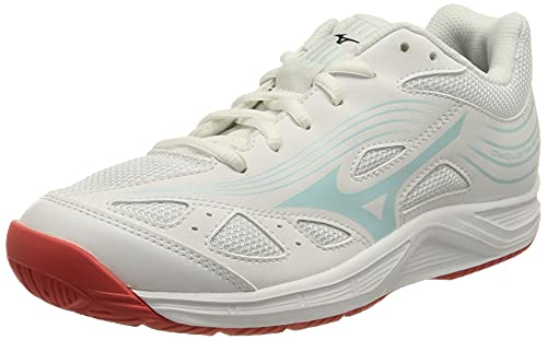 Mizuno Cyclone Speed 3 (W), Zapatillas Deportivas Mujer, White/Clearwater/Cayenne, 38.5 EU