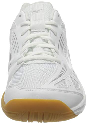 Mizuno Cyclone Speed 3, Zapatillas Hombre, White and Silver, 38.5 EU