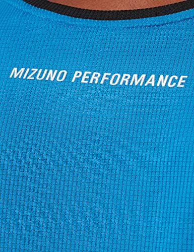 Mizuno Dryaeroflow Depósito, Azul Mykonos, L para Hombre