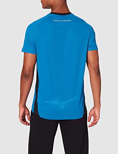 Mizuno Dryaeroflow Depósito, Azul Mykonos, L para Hombre