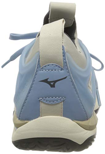 Mizuno Duel Sonic, Handball Shoe Mujer, Snowwht/Dshadow/Afalls, 42 EU