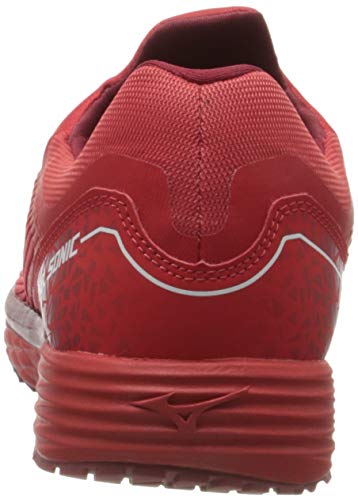 Mizuno Duel Sonic, Zapatillas de Running Hombre, Rojo (High Risk Red/Biking Red 56), 43 EU