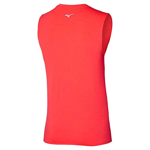 Mizuno Impulse Core Camiseta, Ignition Red, L para Hombre