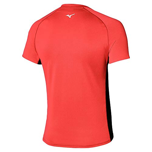 Mizuno Solarcut Camiseta, Ignition Red, M para Hombre