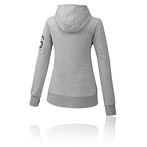 Mizuno Sudadera Heritage para Mujer, Mujer, Sudadera con Capucha., K2GC970205M, Gris, M