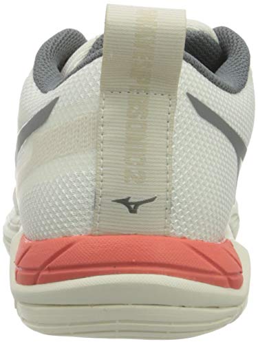 Mizuno Supersonic 2, Zapatillas de vóleibol Mujer, Snowwhite Qshade Fusionc, 40 EU