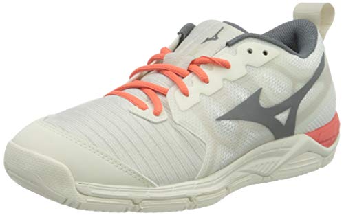 Mizuno Supersonic 2, Zapatillas de vóleibol Mujer, Snowwhite Qshade Fusionc, 40 EU