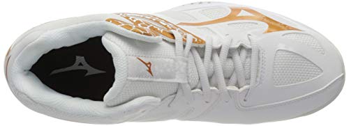 Mizuno Thunder Blade 2 Mid (W), Zapatillas de vóleibol Mujer, NimbusCloud/10135C/Wht, 45 EU