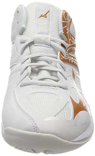 Mizuno Thunder Blade 2 Mid (W), Zapatillas de vóleibol Mujer, NimbusCloud/10135C/Wht, 45 EU