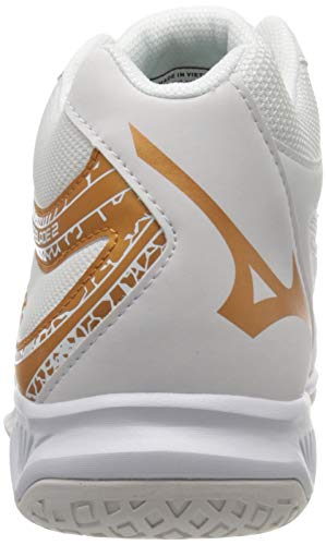 Mizuno Thunder Blade 2 Mid (W), Zapatillas de vóleibol Mujer, NimbusCloud/10135C/Wht, 45 EU