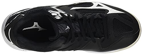 Mizuno Thunder Blade 3 Mid, Zapatillas Deportivas Unisex Adulto, Black/White/Ebony, 42 EU