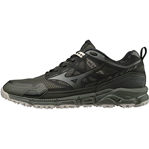 Mizuno Wave Daichi 4, Zapatillas de Trail Running Hombre, Bosque Verde Noche Bosque Noche Nube Plata 31, 45 EU