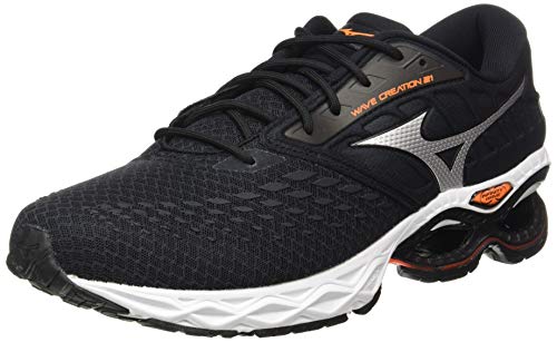 Mizuno Wave Daichi 5 GTX, Road Running Shoe Hombre, Black/Phantom/Shortorange, 43 EU