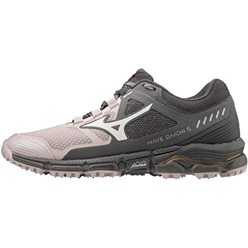 Mizuno Wave Daichi 5, Zapatillas de Running para Asfalto Mujer, Gris (Cloudburst/Ncloud/10135 C 46), 38.5 EU