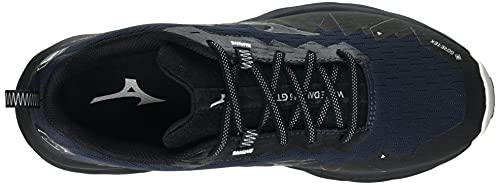 Mizuno Wave Daichi 6 GTX, Zapatillas para Carreras de montaa Hombre, Indiaink Pgold Negro, 39 EU