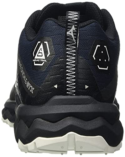 Mizuno Wave Daichi 6 GTX, Zapatillas para Carreras de montaa Hombre, Indiaink Pgold Negro, 39 EU