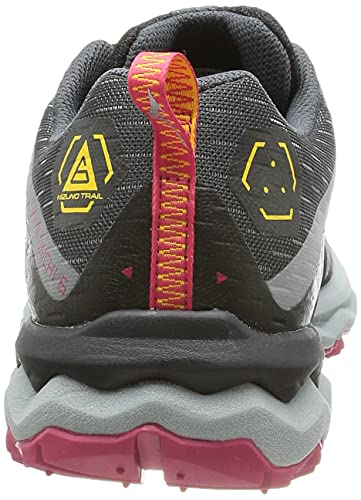 Mizuno Wave Daichi 6, Zapatillas de Trail Running Mujer, Turbulence/Antarctica/Obsidian, 38 EU