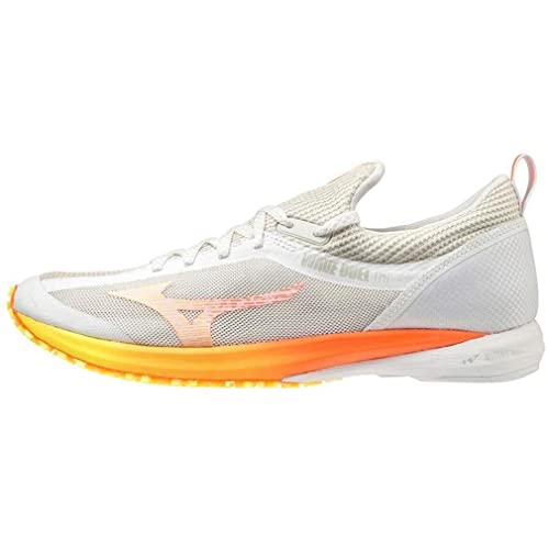 Mizuno Wave Duel 2, Zapatillas para Carreras de montaa Hombre, Ncloud White Shocking O, 44 EU