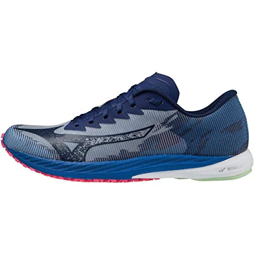 Mizuno Wave Duel 3 Unisex, Zapatillas de Running Adulto, PrincessBlue/BlueDepths/DivaPink, 38.5 EU