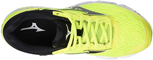 Mizuno Wave Equate 2, Zapatillas de Running Hombre, Amarillo (Safetyyellow/Black/Fierycoral 10), 45 EU