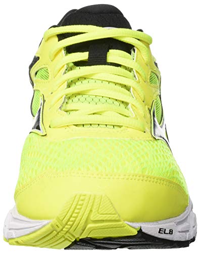 Mizuno Wave Equate 2, Zapatillas de Running Hombre, Amarillo (Safetyyellow/Black/Fierycoral 10), 45 EU