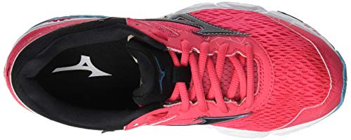 Mizuno Wave Equate 2, Zapatillas de Running Mujer, Rosa (Teaberry/Black/Peacockblue 10), 40.5 EU