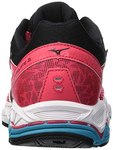 Mizuno Wave Equate 2, Zapatillas de Running Mujer, Rosa (Teaberry/Black/Peacockblue 10), 40.5 EU