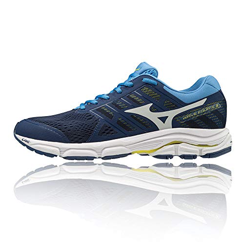 Mizuno Wave Equate 3, Zapatillas para Correr Hombre, Blue Estate Azul Glaciergray Buff Amarillo 40, 45 EU