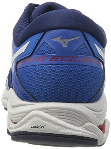 Mizuno Wave EQUATE 4, Road Running Shoe Hombre, Princessblue/Wht/Lollipo, 45 EU