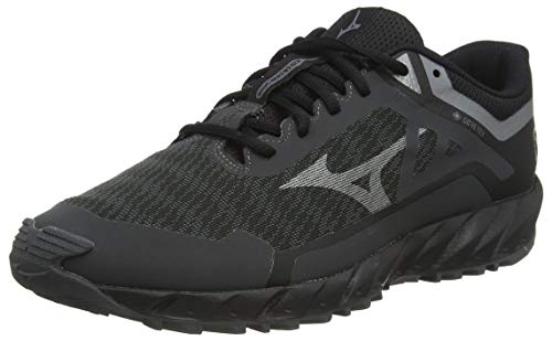 Mizuno Wave EQUATE 4, Trail Running Shoe Hombre, Dshadow/Met Shadow/Black, 41 EU