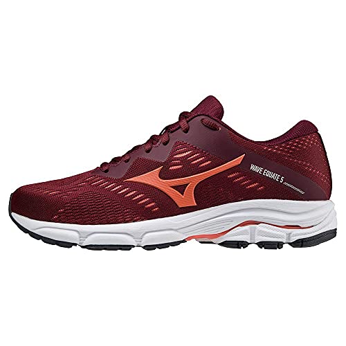 Mizuno Wave Equate 5, Zapatillas de Running Mujer, TawnyPort/LivingCoral/EPrimrose, 36.5 EU