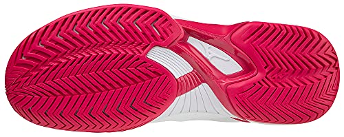 Mizuno Wave Exceed SL 2 AC, Zapatillas de pádel Mujer, White/Rosered/NCloud, 41 EU