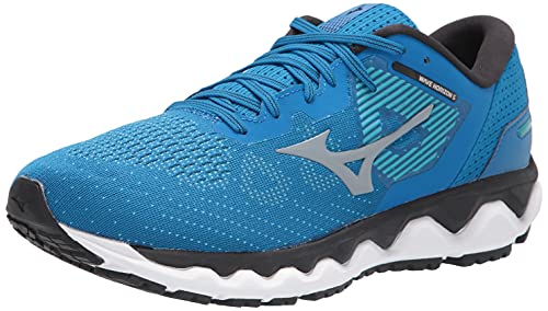 Mizuno Wave Horizon 5 - Tenis para correr para hombre, Imperial Blue-black, 41 EU