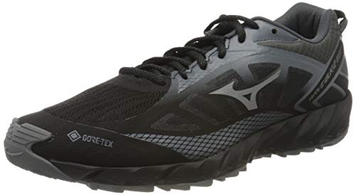 Mizuno Wave Ibuki 2 Gtx, Zapatillas de Running para Hombre, Negro (Black/Quiet Shade/Dark Shadow 34), 44.5 EU