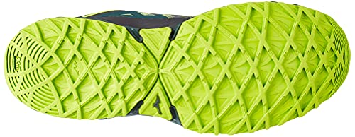 Mizuno Wave Ibuki 3, Zapatillas de Trail Running Hombre, GreenGables/Obsidian/LGreen, 44 EU