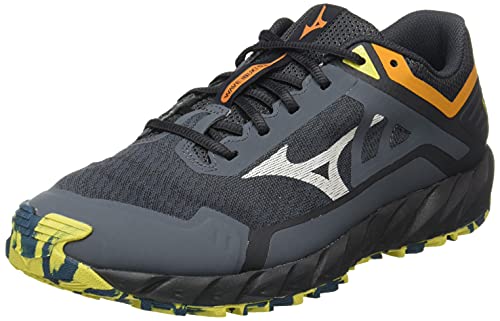 Mizuno Wave Ibuki 3, Zapatillas de Trail Running Hombre, Turbulence/Antarctica/OPepper, 42 EU