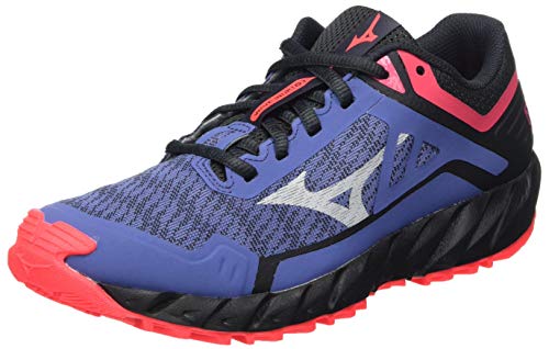 Mizuno Wave Ibuki 3, Zapatillas Mujer, Marlin/Lunarrock/Dpink, 38 EU