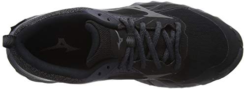 Mizuno Wave Ibuki GTX, Zapatillas de Running para Asfalto Mujer, Imán Negro Metálico de Sombra 49, 38.5 EU