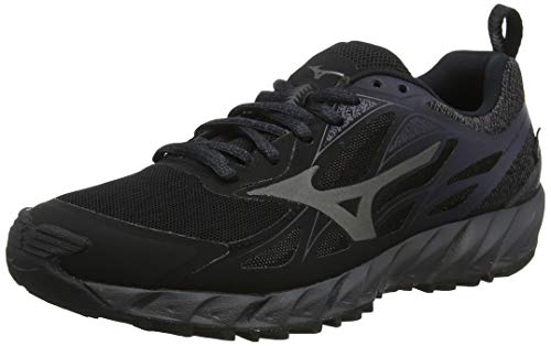 Mizuno Wave Ibuki GTX, Zapatillas de Running para Asfalto Mujer, Imán Negro Metálico de Sombra 49, 38.5 EU