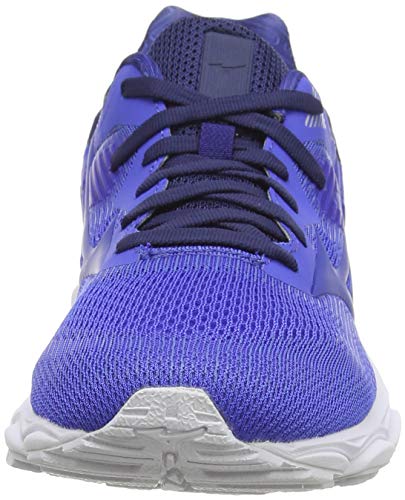 Mizuno Wave Inspire 16, Zapatillas de Running Mujer, Azul (Blue/Dblue/Medblu 22), 38 EU