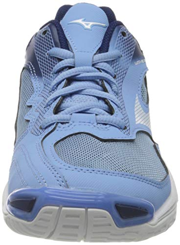 Mizuno Wave Inspire 16, Zapatillas Mujer, Dellarblue/White/2768c, 44 EU