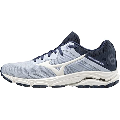 Mizuno Wave Inspire 16, Zapatillas para Correr Mujer, Arctic Ice Swhite Mid Indigo, 37 EU