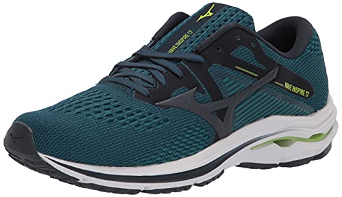 Mizuno Wave Inspire 17 - Tenis de correr para hombre, Tinta Harbor Blue-india, 48.5 EU