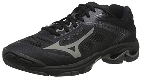 Mizuno Wave Lightning Z5, Zapatillas de Voleibol Unisex Adulto, Negro Negro Met Shadow Dark Shadow 97, 43 EU