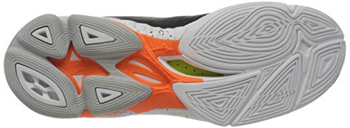 Mizuno Wave Lightning Z6, Zapatos de Voleibol Unisex Adulto, Negro (Black/Wht/Orangeclownfish 53), 44 EU