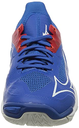 Mizuno Wave Mirage 4, Zapatillas Deportivas Unisex Adulto, FrenchBlue/White/IRed, 40.5 EU