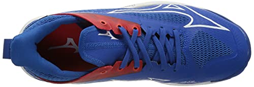 Mizuno Wave Mirage 4, Zapatillas Deportivas Unisex Adulto, FrenchBlue/White/IRed, 40.5 EU